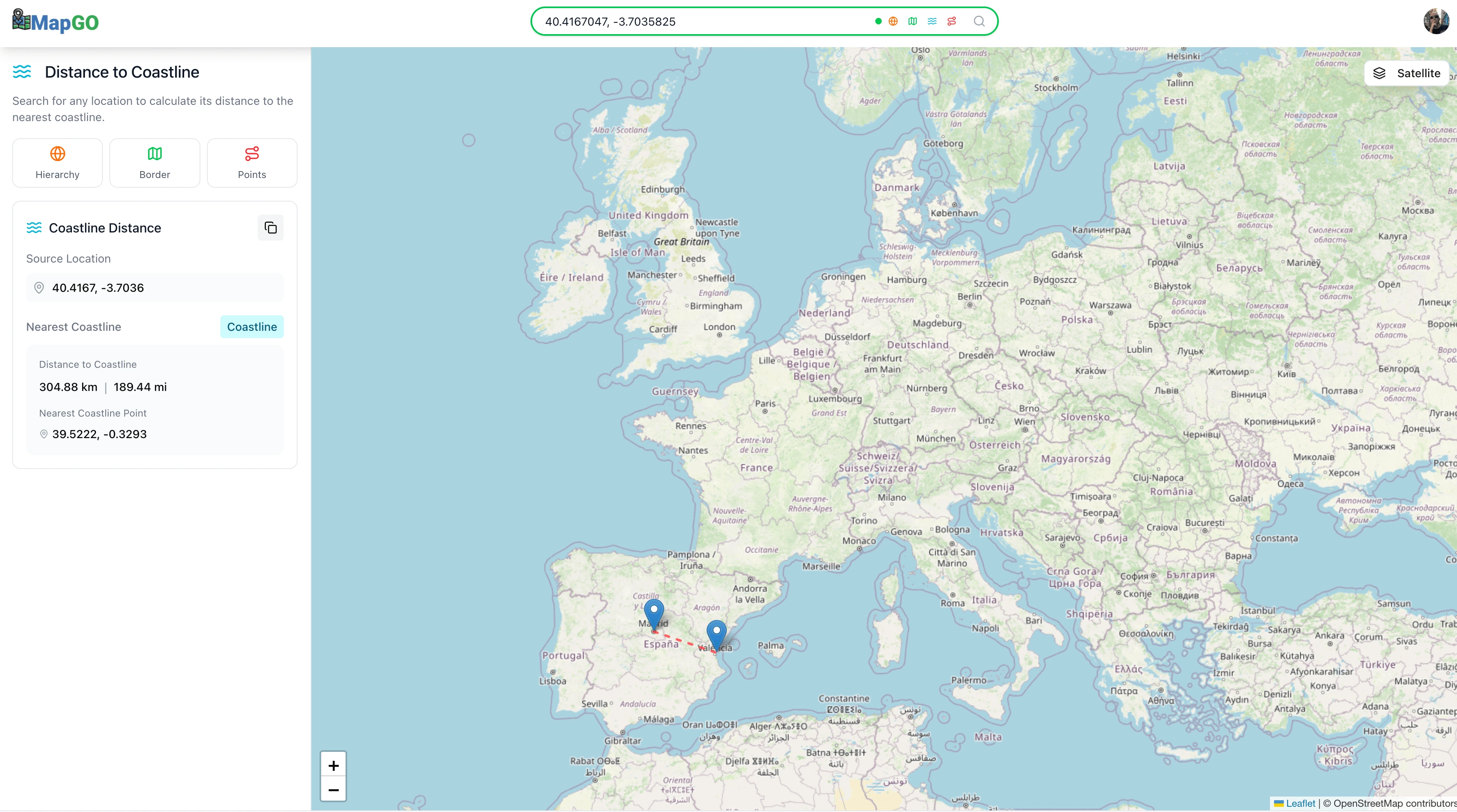 MapGO screenshot